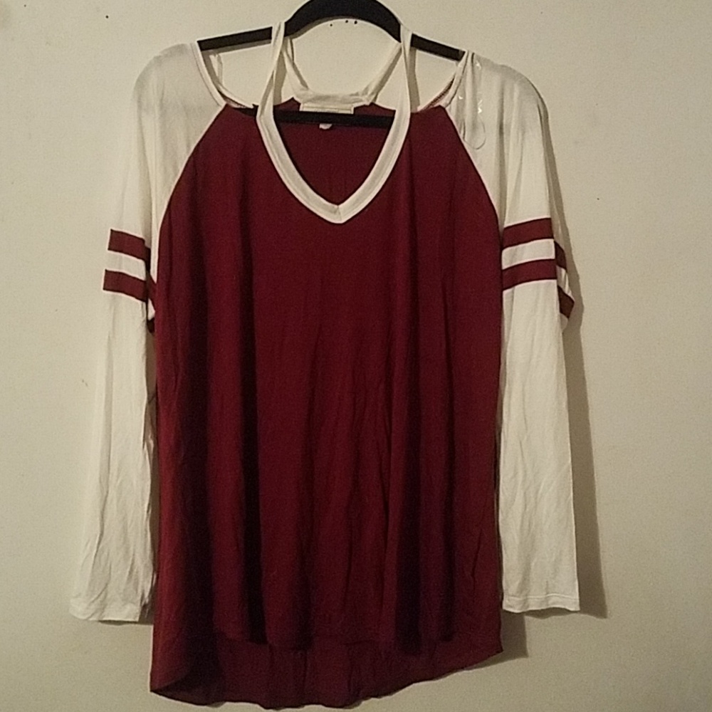 No Comment Cold Shoulder Top